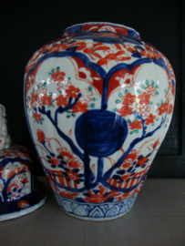 Japans imari - dekselpot - 19e eeuw - VERKOCHT