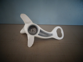 Opener zeehond - metaal - wit - BMF - Germany - vintage -  VERKOCHT