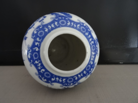 Gemberpotje - bloesem - blauw/wit - VERKOCHT