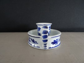 Kandelaar Delfts blauw - Handpainted - VERKOCHT