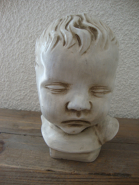 Kinderkopje - beeld buste baby - VERKOCHT