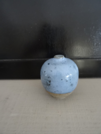 Klein (mini) vaasje blauw - VERKOCHT