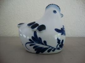 Spaarpot Delfts blauw - kip - Handpainted - VERKOCHT