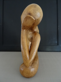 Houten beeld - VERKOCHT