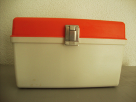 Vintage naaidoos - Curver - VERKOCHT