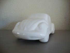 Vintage spaarpot wit - auto - Volkswagen kever - VERKOCHT