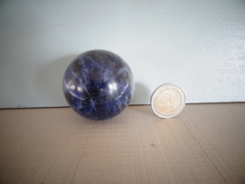 Marmeren bal - 1 stuk - blauw - VERKOCHT