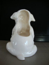 Vintage bloempotje hond - VERKOCHT
