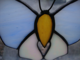 Glas in lood vlinder - VERKOCHT