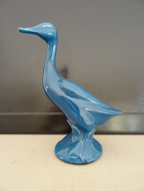 Beeldje eend - blauw - VERKOCHT