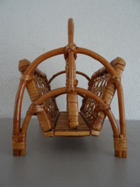 Vintage post mandje - mini lectuurmand - VERKOCHT