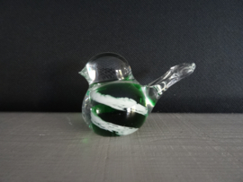 Glazen vogeltje - beeldje - VERKOCHT