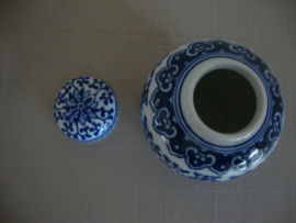 Gemberpotje blauw wit - VERKOCHT