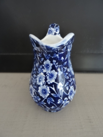Melkkannetje - blauwe bloemetjes - Made in England - VERKOCHT