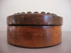 Houten doosje - rond