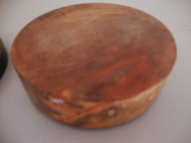 Houten doosje - rond