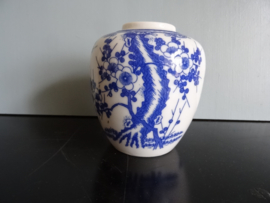 Gemberpotje - blauw/wit - VERKOCHT