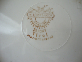 Borden Villeroy & Boch Saxony Tirol - bloemen - VERKOCHT