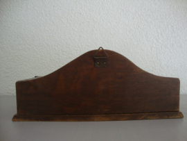 Houten kistje wandkistje - VERKOCHT
