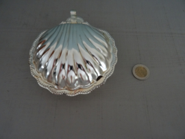 Schaaltje - schelp - zilverkleurig - VERKOCHT