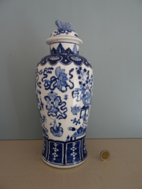 Dekselpot - Delfts aardewerk - Delfts blauw - VERKOCHT