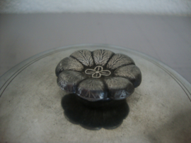 Tinnen pot met deksel - Gelria tin - Royal Dutch Pewter - VERKOCHT