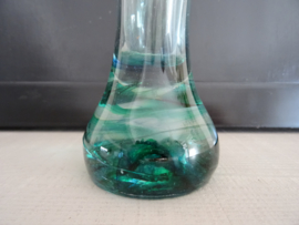 Glazen vaas - groen/blauw - VERKOCHT