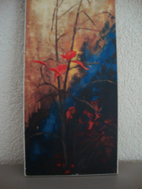 Vintage schilderijtje - hardboard - VERKOCHT