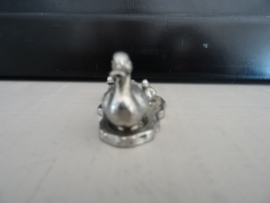 Miniatuur beeldje eend- eendjes - VERKOCHT