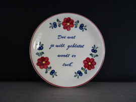 Tekstbordje - VERKOCHT