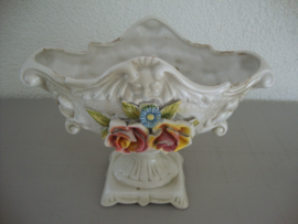 Bloempot Capodimonte - kitsch - vintage - VERKOCHT