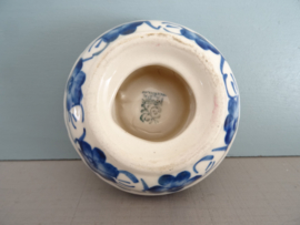 Kandelaar keramiek - Blauw / wit - VERKOCHT