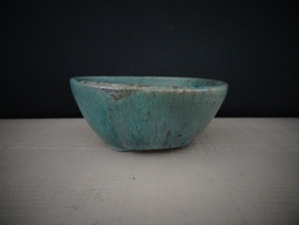 Keramiek schaaltje - blauw - gemerkt