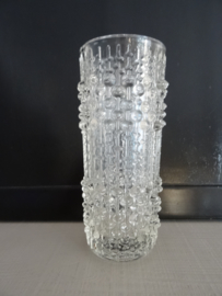 Candlewax vaas - Frantisek Pecency - vintage - glas - VERKOCHT