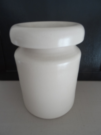 Vaas - keramiek - creme - vintage - brocante - VERKOCHT