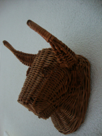 Kop stier - riet - VERKOCHT