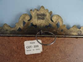 Messing of koperen lijstje - Italy - vintage - VERKOCHT