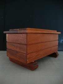 Houten kistje - vintage - VERKOCHT