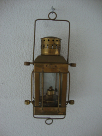 Koperen lantaarn olielamp - VERKOCHT