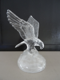 Glazen beeld - adelaar - roofvogel - VERKOCHT