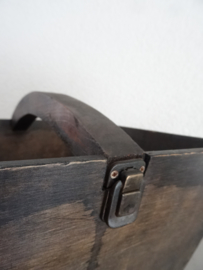 Houten bak - mangelbak - Plukmand - VERKOCHT