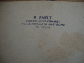 Oude wandtegel - Amsterdam - R. Smelt - VERKOCHT
