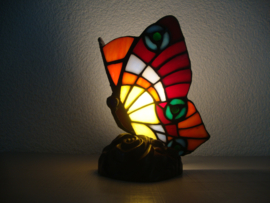 Lampje Tiffany stijl - vlinder - VERKOCHT