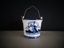 Delfts blauw - emmertje - Handpainted - VERKOCHT