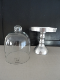 Riviera Maison - aluminium standaard met glas - VERKOCHT