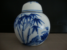 Gemberpotje blauw wit - VERKOCHT