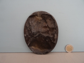 Bronzen plaquette - dante Beatrice - VERKOCHT