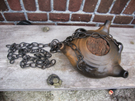 Hang olielamp - Jan de Graaf - keramiek - VERKOCHT