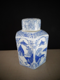 Gemberpot blauw/wit - Chinees - VERKOCHT