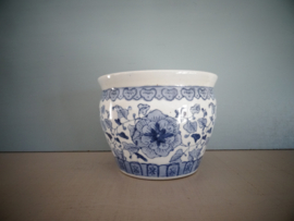 Bloempot Chinees - blauw/wit - VERKOCHT